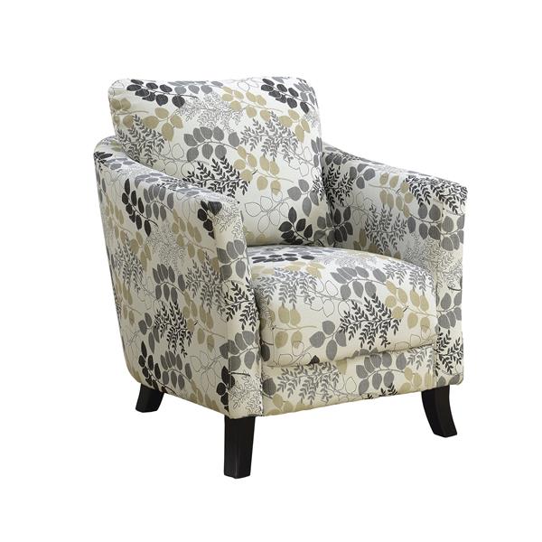 Monarch Accent Chair - 33-in x 35-in - Polyester - Beige