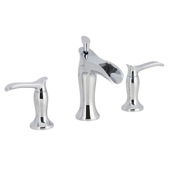 Ancona Eleganzia Series Widespread Bathroom Faucet Chrome 8 An 4321 Reno Depot