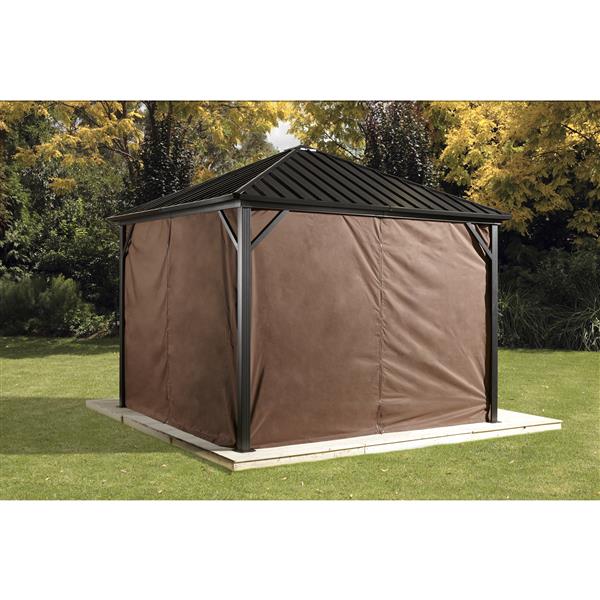 Sojag Privacy Curtains For Dakota 10, Replacement Gazebo Curtains 10 X 12 Cm