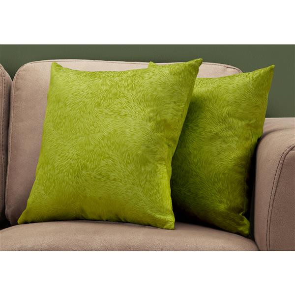 Monarch Specialties Pillows, 18 X 18 Square, Insert Included