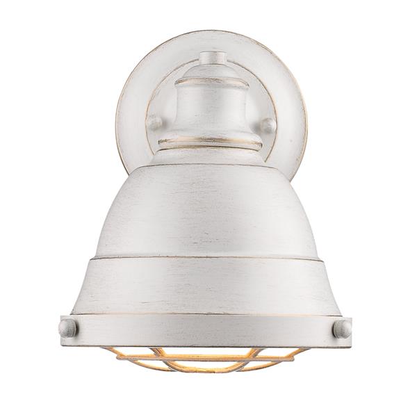 Golden Lighting Bartlett Fw 1 Light Bathroom Vanity French White Réno Dépôt Golden Lighting Bartlett Fw 1 Light, French Country Bathroom Light Fixtures