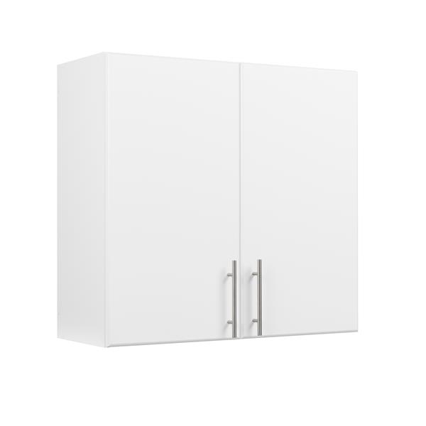Prepac Elite Wall Cabinet 2 Door White 32 In W X 30 In H X
