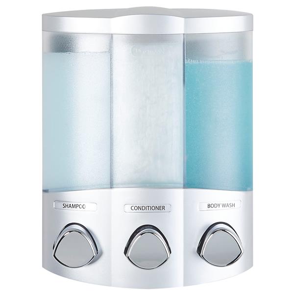 Better Living TRIO Soap Dispenser - Satin Silver - 7-in x 3.75-in x 8.75-in