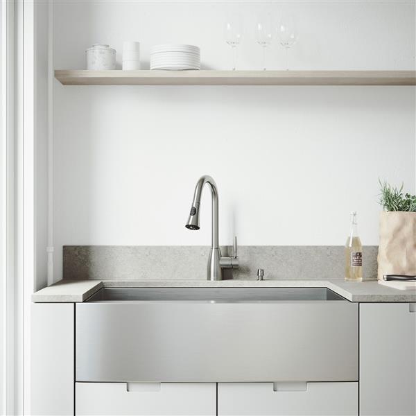 Vigo Kitchen Sink With Faucet Grid