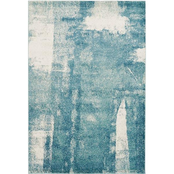 La Dole Rugs® Abstract Area Rug - 8' x 11' - Blue/Grey