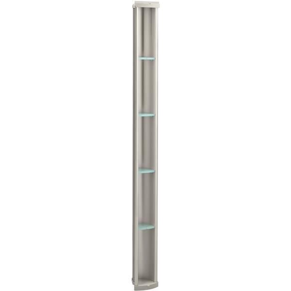KOHLER Pilaster Shower Locker Storage - 61-in - Aluminum - Nickel