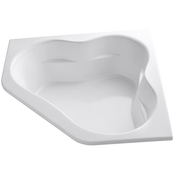 Baignoire encastrée Tercet, 60" x 21", acrylique, blanc