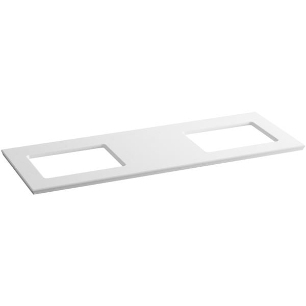 Kohler Solid Expressions Vanity Top 61 In White 5461 S33 Reno Depot