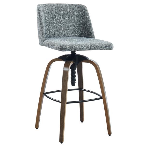 grey adjustable stool