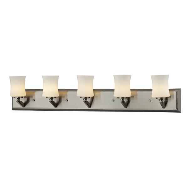 Elite5 Z LumièresNickel Murale Brossé35 Lite Applique Nw8n0OkPXZ