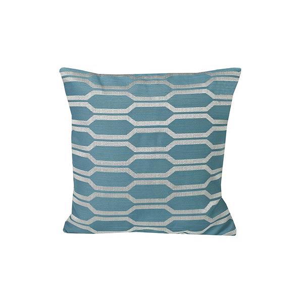 20 x 20 Blue Urban Loft by Westex Hexagon Feather Filled Cushion 