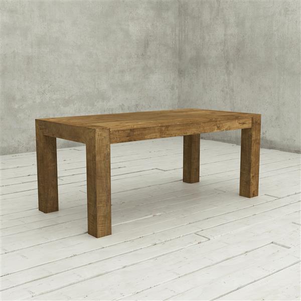 Urban Woodcraft Austin Dining Table - Solid Wood - Natural - 70-in
