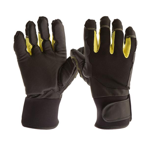 IMPACTO Anti-Vibration Mechanic's Gloves - Black/Yellow - Medium