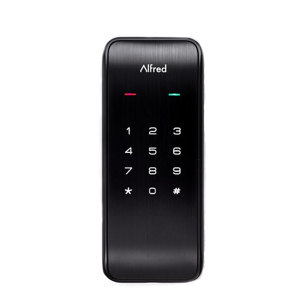 Alfred® DB2 Series Deadbolt with Lighted Keypad - Black