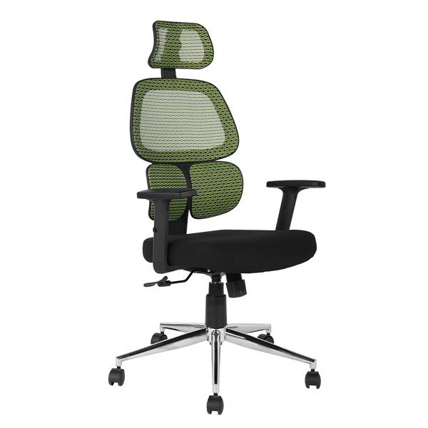 tikitere mesh green ergonomic mesh executive office chair