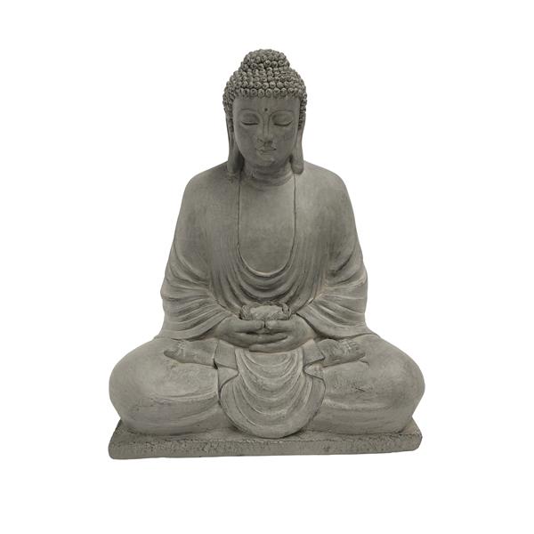 Statue de jardin, bouddha en méditation, 18,9"