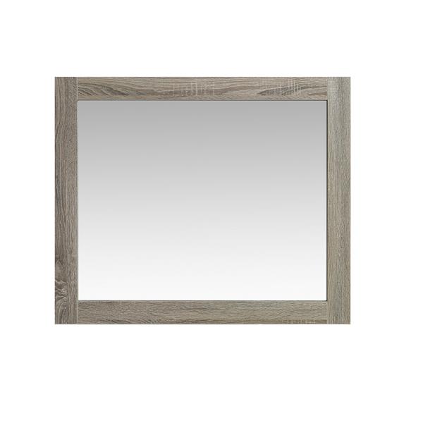 Miroir de salle de bain «Eco», 35,5" x  29, 5", brun