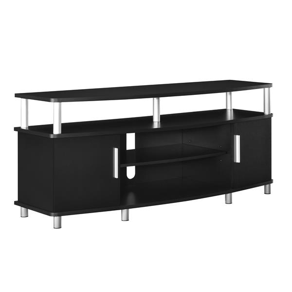 Ameriwood Home Carson TV Stand for TVs up to 50" - 2 Doors - Black