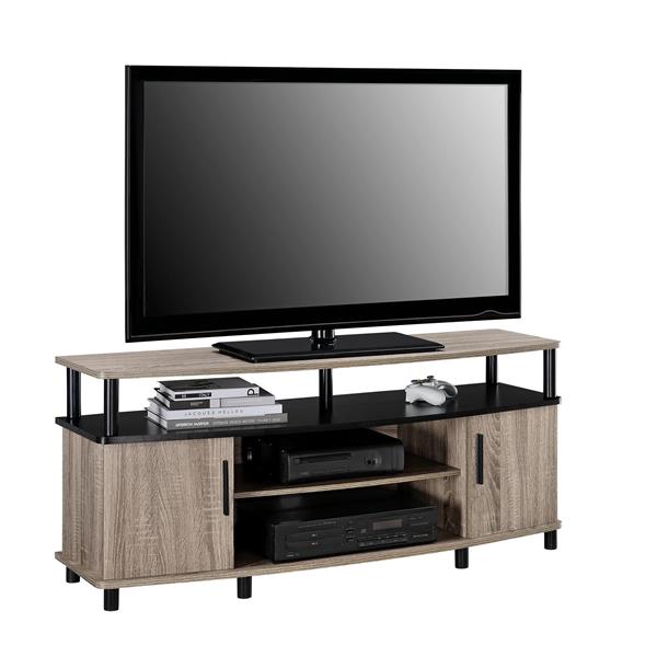 Meuble en coin pour télévision Overland par Ameriwood Home brun