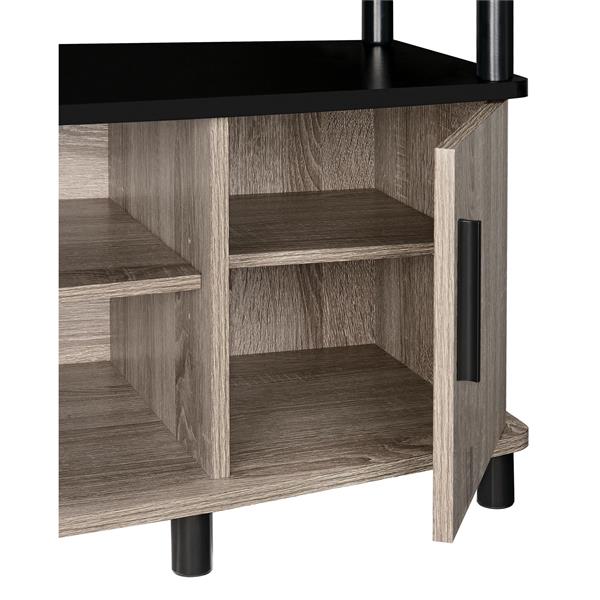 Ameriwood Home Carson TV Stand for TVs up to 50" 2 Doors Gray Oak