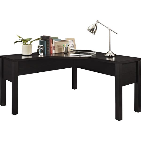 Ameriwood Home Princeton L Shaped Desk Espresso 9820096 Reno Depot