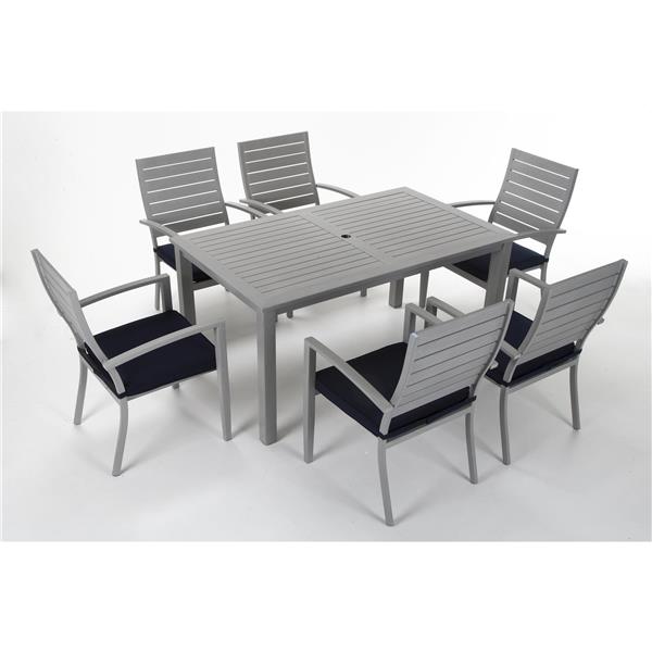 Cosco 7 Piece Dining Set Table And 6, Cosco Furniture Outdoor