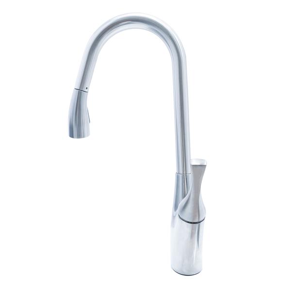 Dyconn Faucet Delaware Kitchen Faucet - 18.8" - Brushed Nickel