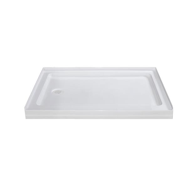 36 x 48 shower base left drain