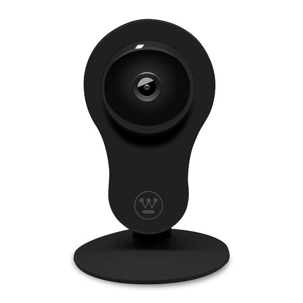 Dusco Slim Indoor Wifi-Enabled Security Camera - HD 1080P - Night Vision - Black
