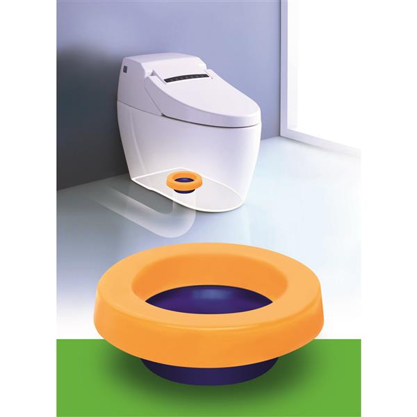 Joint élastique de toilette sans cire avec les boulons, 3 pièces