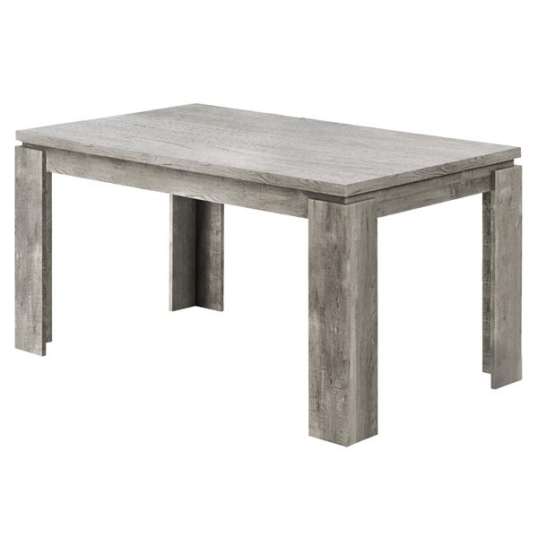 Table de salle à manger rectangulaire avec rallonge Mantello de HomeTrend,  bois de placage, cerise 5547-78