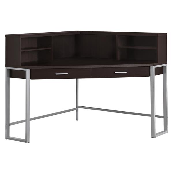 Monarch Specialties Monarch Corner Computer Desk Cappuccino And