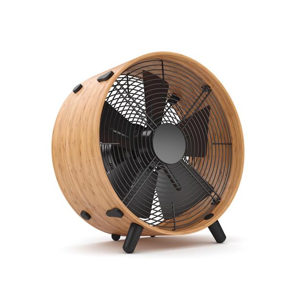 Ventilateur portatif Otto Stadler Form, bambou
