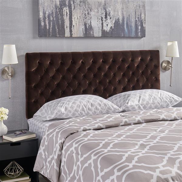 Best Ing Home Decor Rutherford, Tufted Fabric Headboard Queen