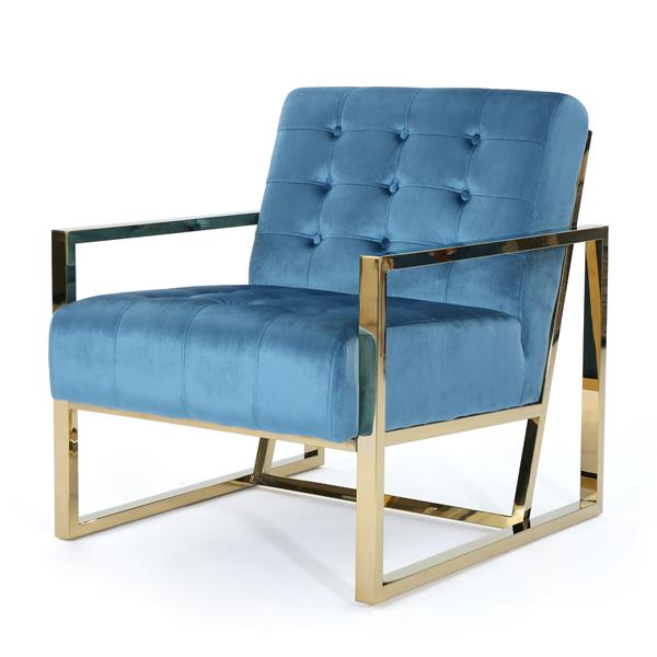 modern tufted accent chair