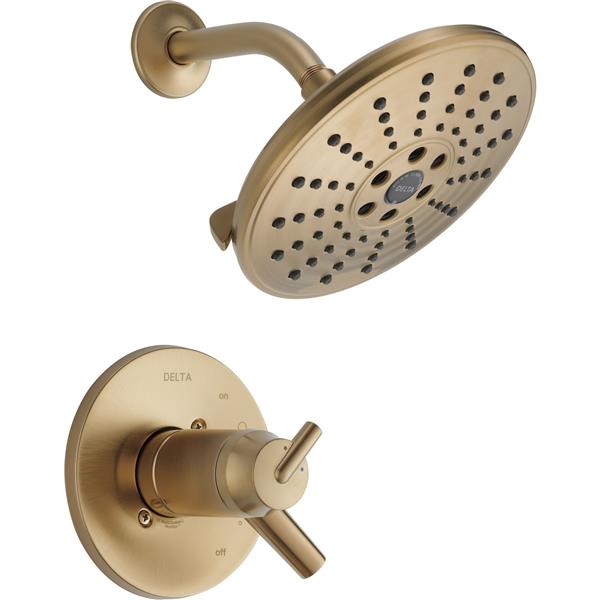 Delta Trinsic Tempure 17t Series Bath And Shower Trim Set Delta Trinsic Tempure 17t Series