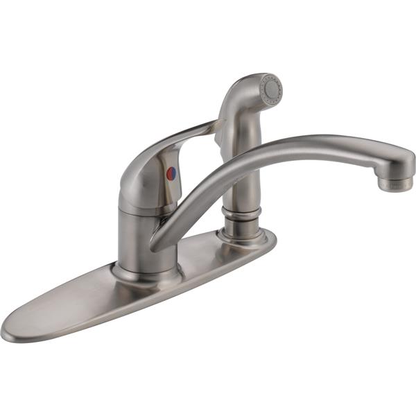 Delta Kitchen Faucet With Spray Stainless Steel 13900lf Ss