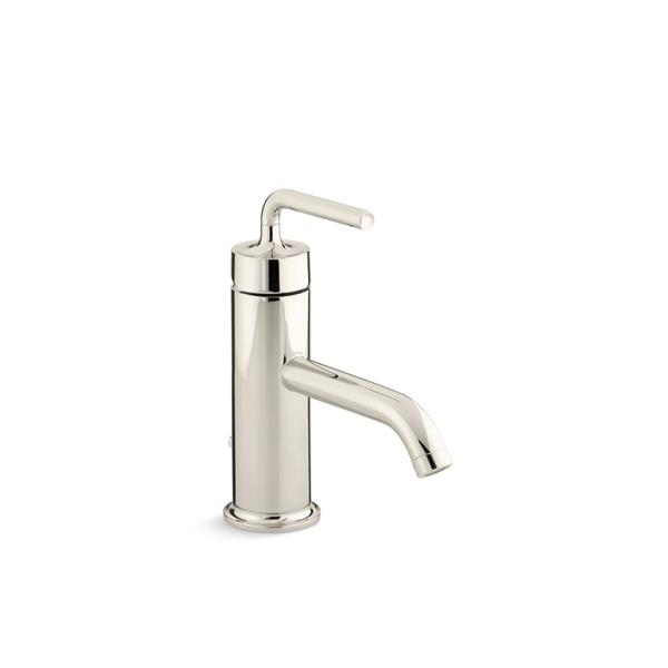 KOHLER Purist Bathroom Sink Faucet - 1-Handle - Polished Brass