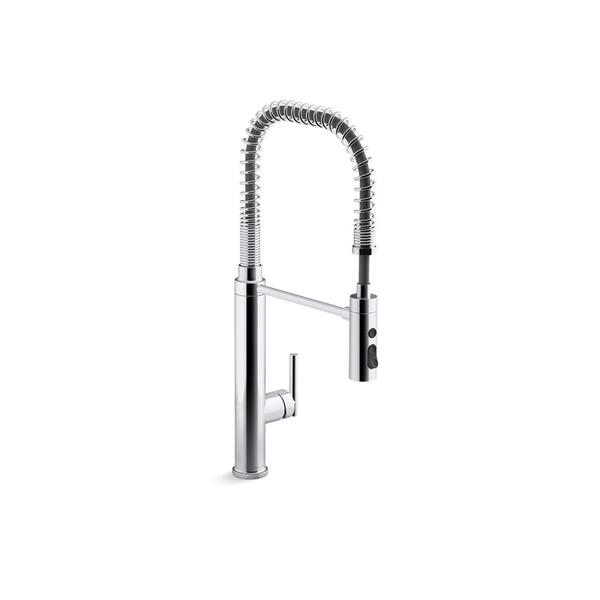 KOHLER Purist High-Arc Kitchen Sink Faucet - 1-Handle - Polished Chrome