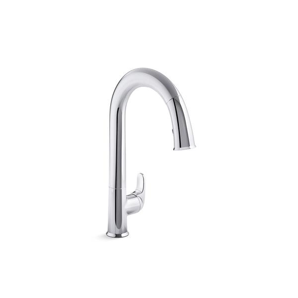 KOHLER Sensate Pull-Down Kitchen Sink Faucet - Polished Chrome
