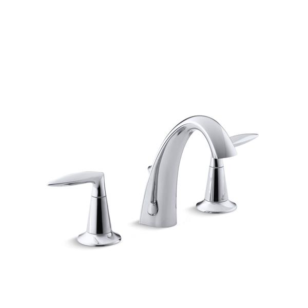 KOHLER Alteo Bathroom Sink Faucet - 2-Handle - WaterSense Labeled - Polished Chrome