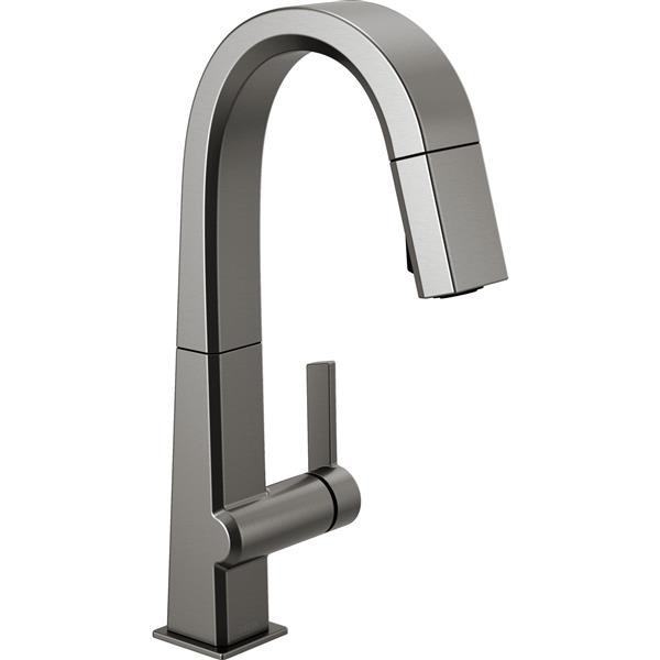 Delta Pivotal Bar and Prep Faucet - 14.31-in. - 1-Handle - Black Stainless