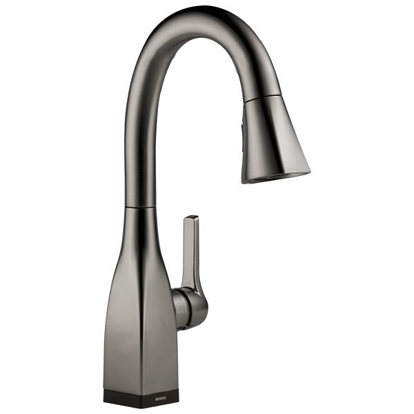 Delta Mateo Bar and Prep Faucet 15 in. 1 Handle Black