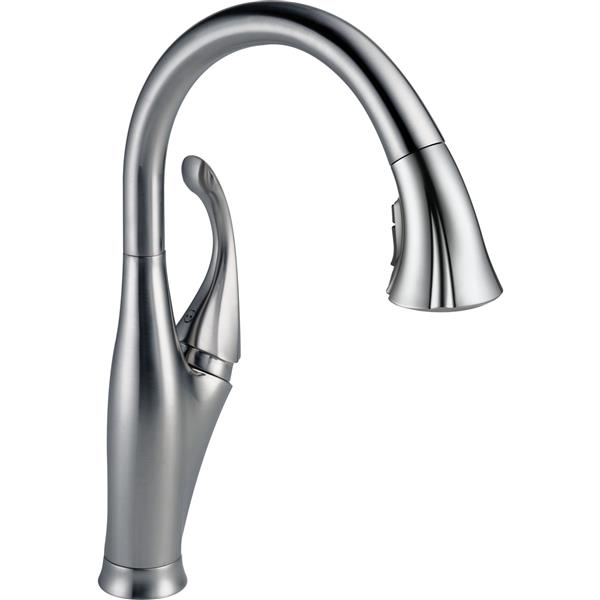 Delta Addison Kitchen Faucet - 15.5-in. - 1-Handle - Arctic Stainless