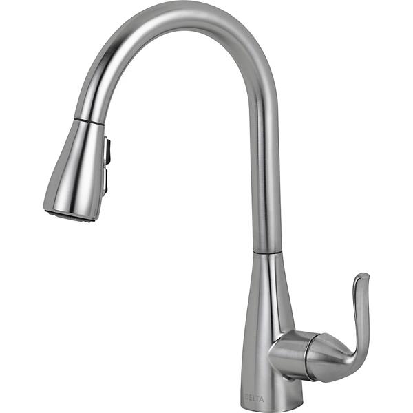 Delta Grenville Kitchen Faucet 15 In 1 Handle Stainless