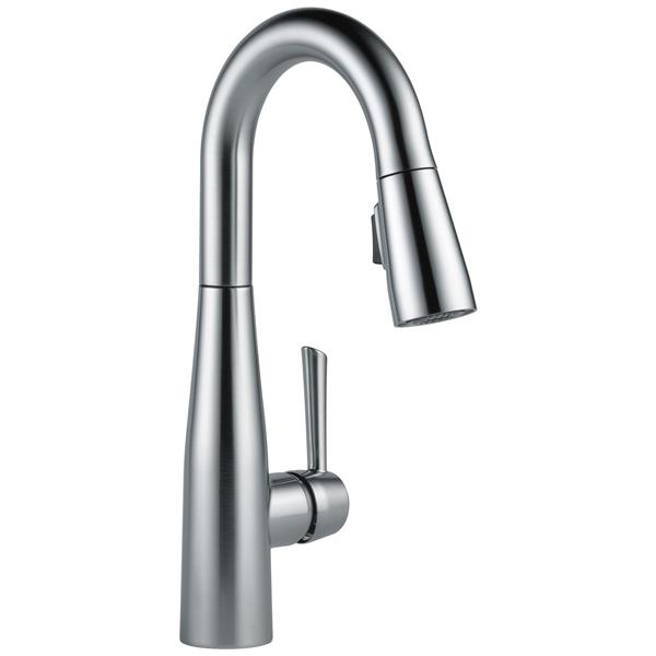 Delta Essa Bar and Prep Faucet - 14-in. - 1-Handle - Arctic Stainless ...