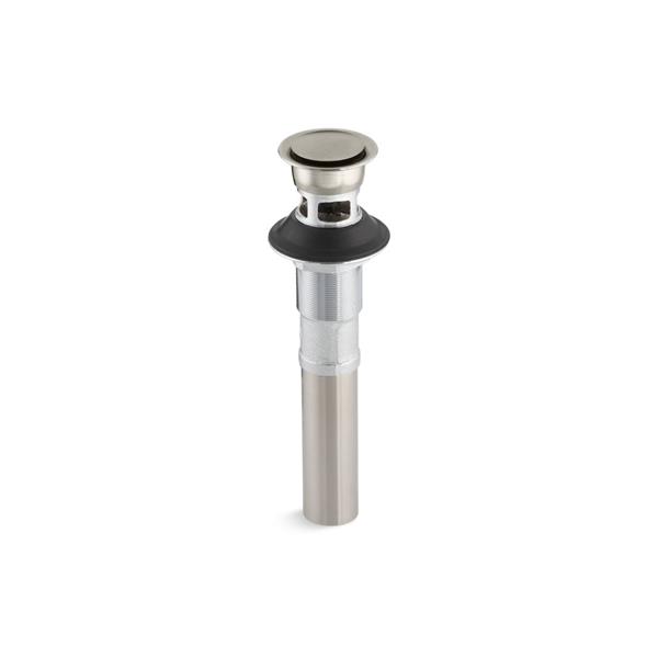 KOHLER Pop Up Clicker Drain with Overflow Vibrant Brushed Nickel A BN Réno Dépôt