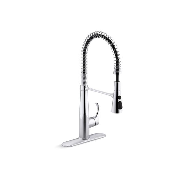 KOHLER Simplice Semiprofessional Kitchen Sink Faucet Chrome