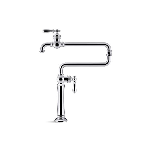 KOHLER Artifacts SingleHole Pot Filler Faucet Chrome 99271CP Réno