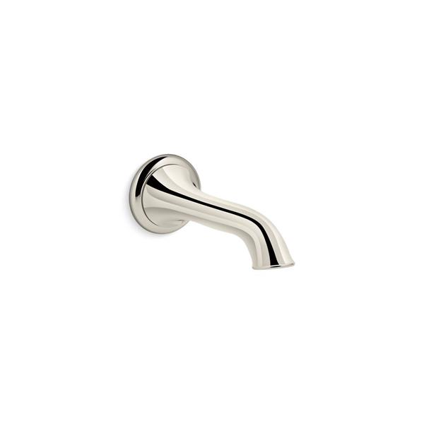 KOHLER Artifacts Wall-Mount Bath Spout With Flare Design - Nickel